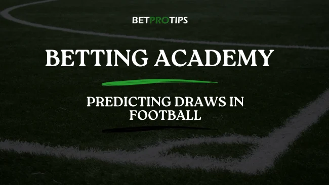 predicting draws in football