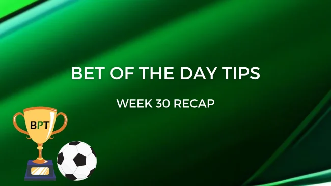 Wette des Tages Woche 30