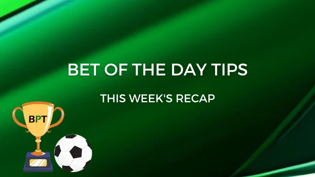 bet of the day tips week