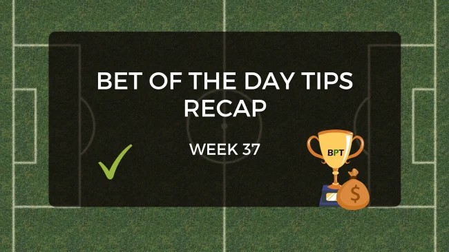 bet of the day tips week 37