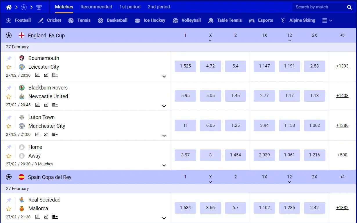 paripesa betting