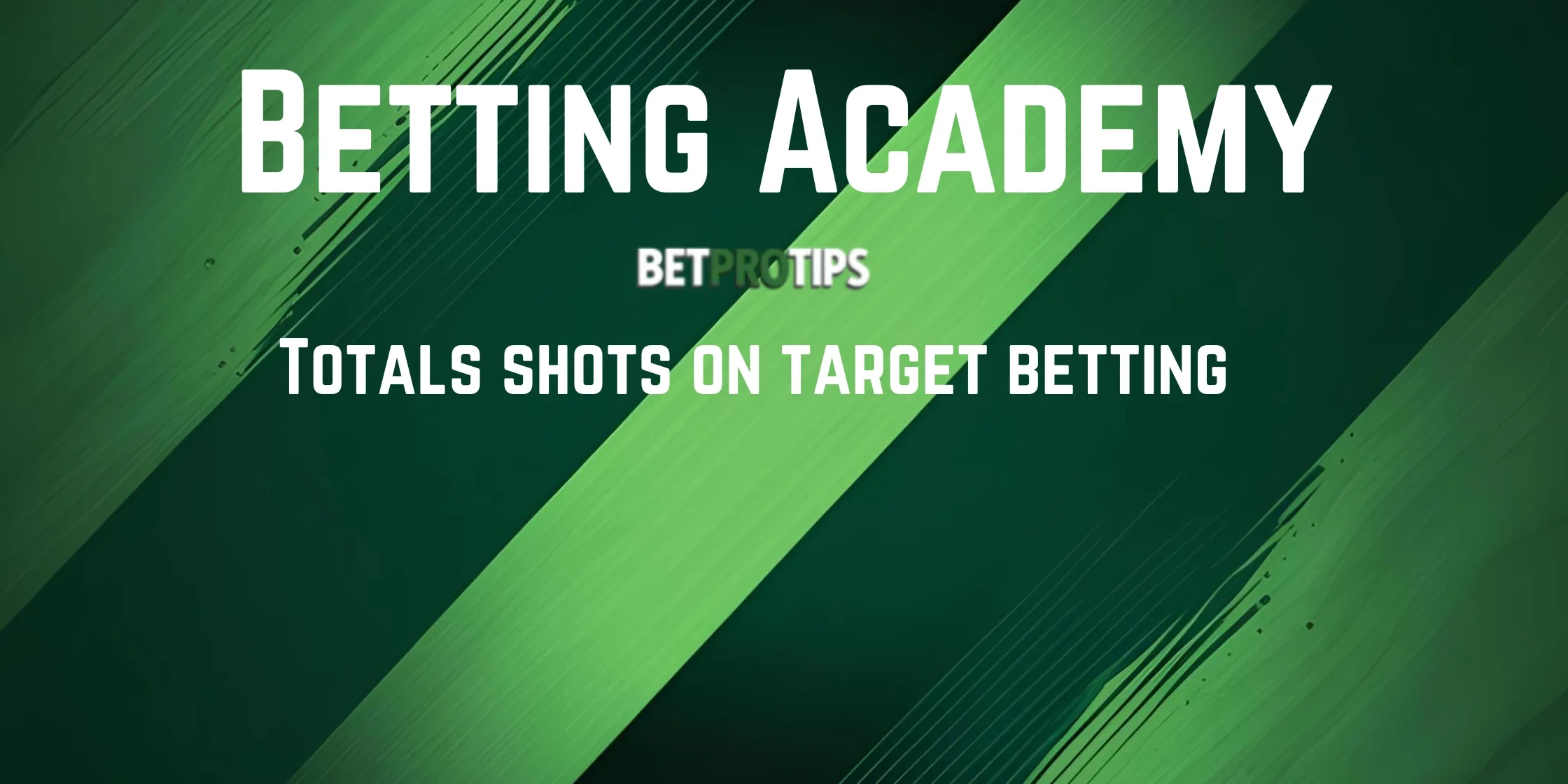 total shots on target guide