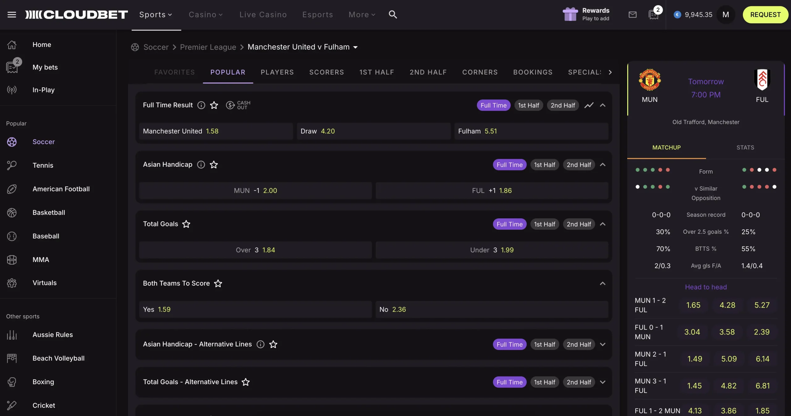 Sports_Soccer_EPL_desktop cloudbet betting