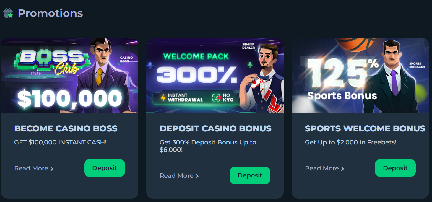 bonus et promotions de casinok