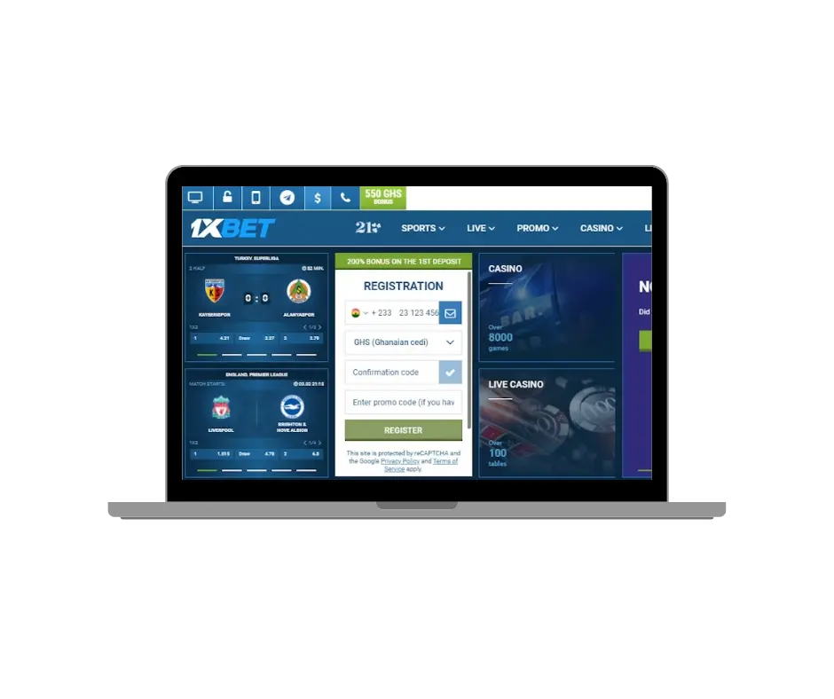 1xbet ghana