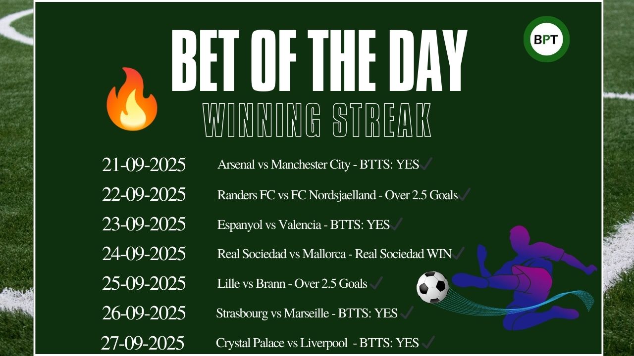 bet of the day winning streak