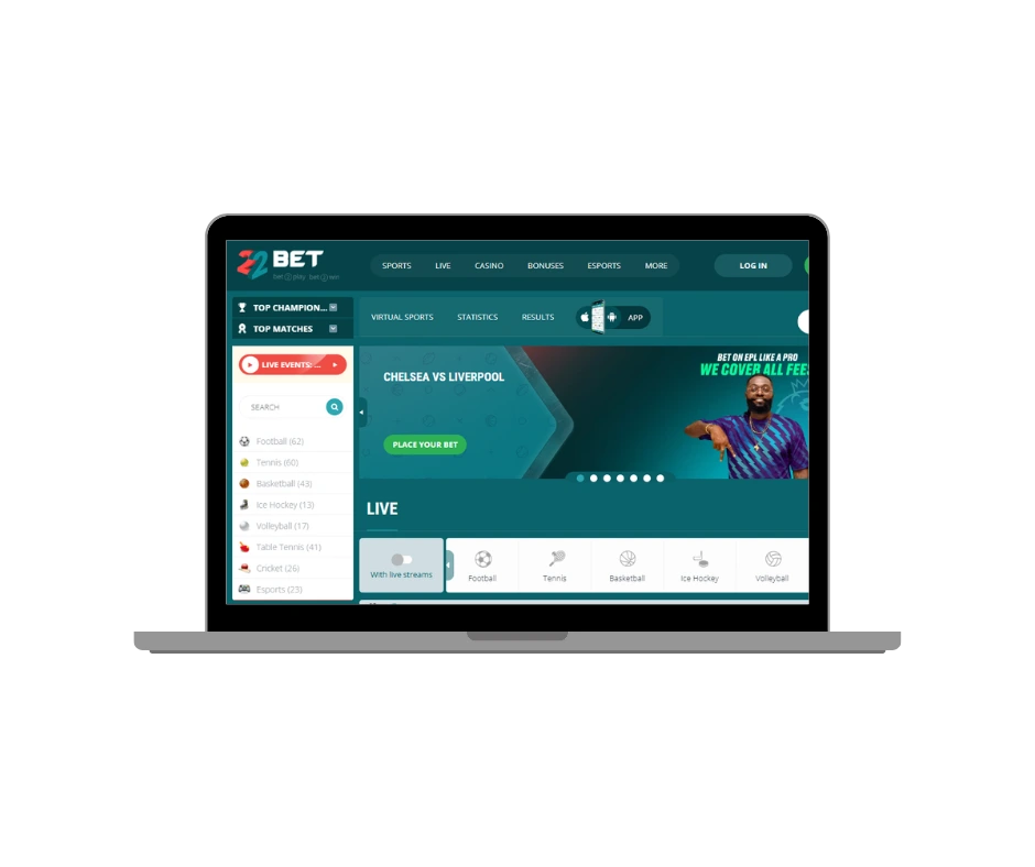 22bet overview