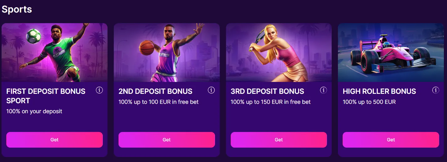 sports bonus slotrush