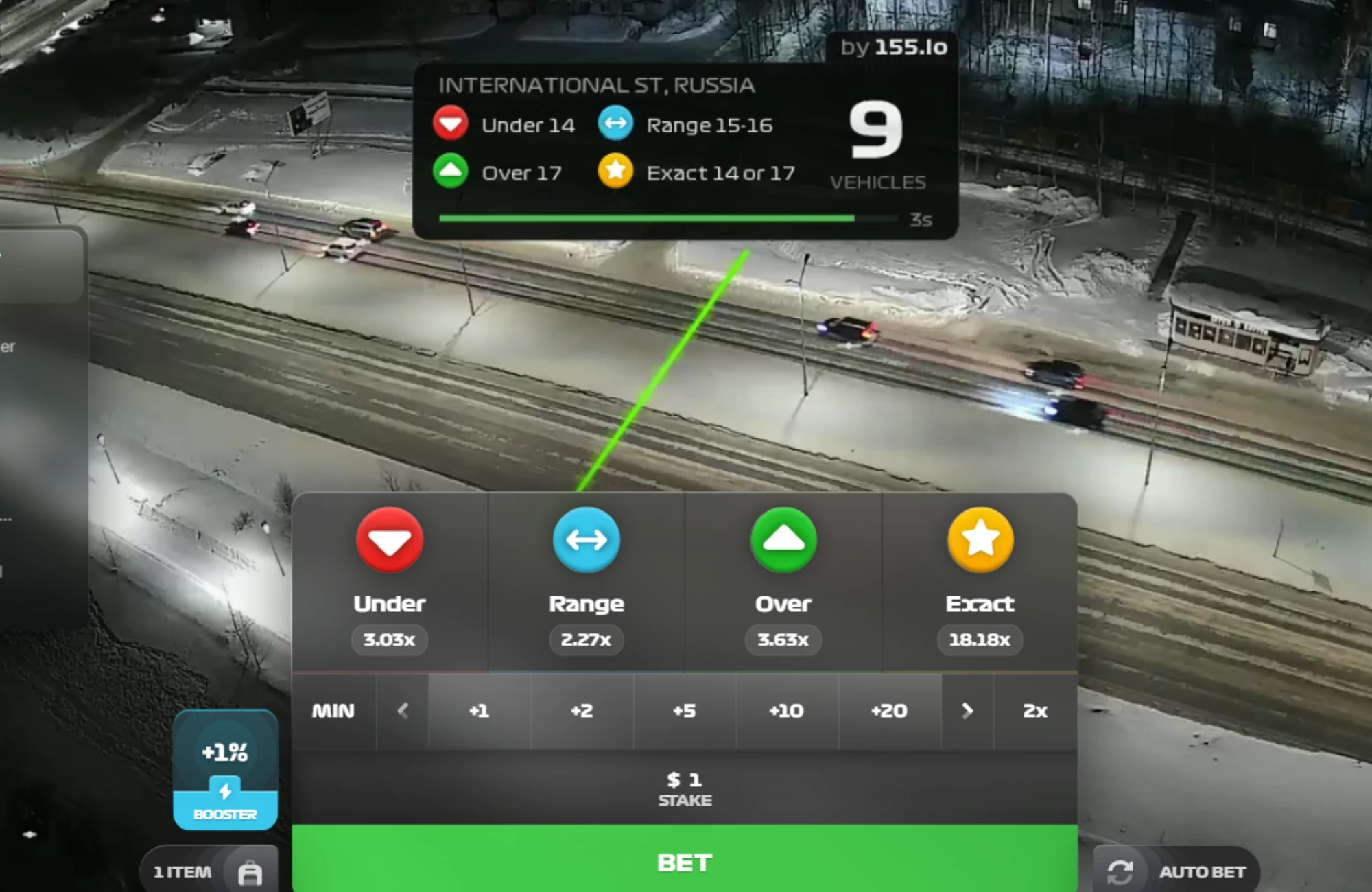 betting on traffic