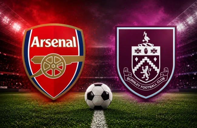 Prognose für das Spiel Arsenal gegen Burnley Prognosebanner für Arsenal gegen Burnley
